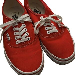 Vans Women's Classic Red Sneakers